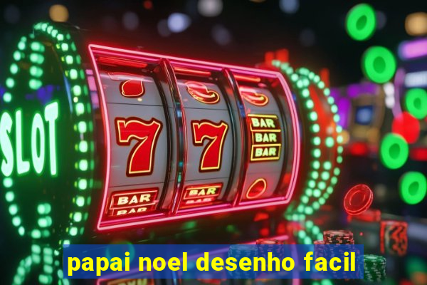 papai noel desenho facil